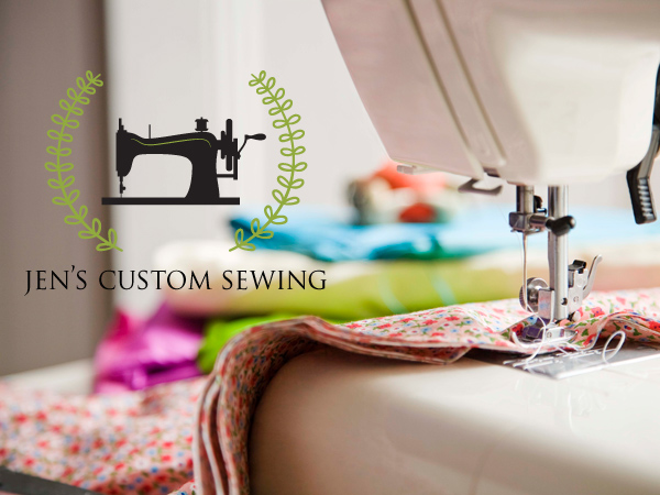 Jen's Logo & Sewing Machine